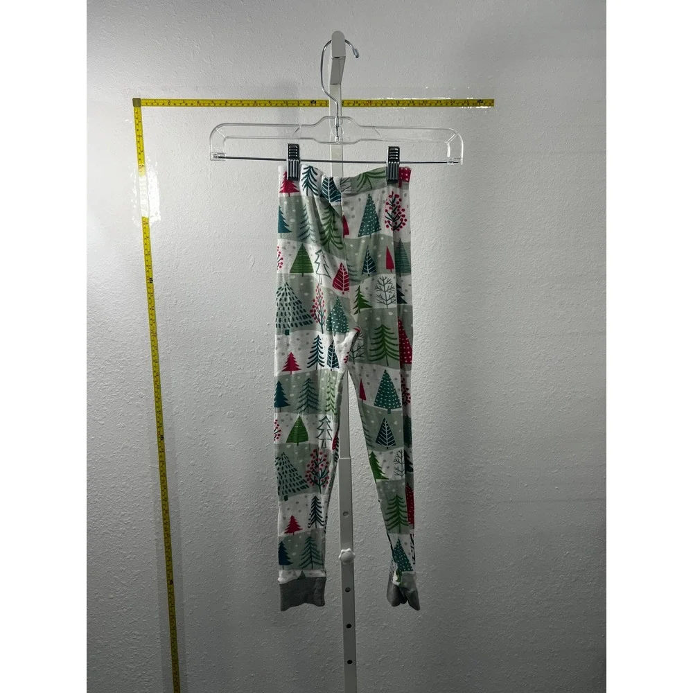 Honest Baby Pajama Pants Size 7 Organic Cotton‎ Christmas Holiday Tree Print